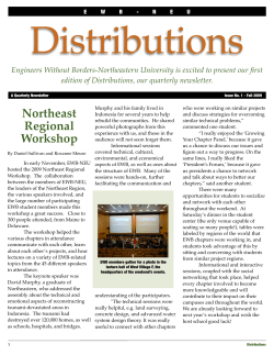 Northeast Regional Workshop - EWB-NEU