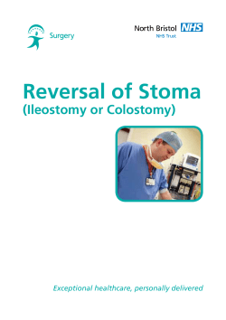 Reversal of Stoma - North Bristol NHS Trust