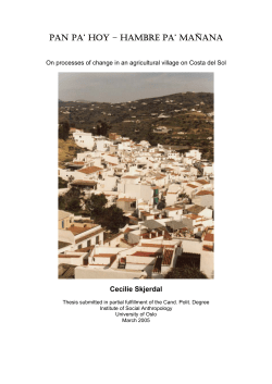 PAN PA` HOY &ndash; HAMBRE PA` MA&Ntilde;ANA - UiO