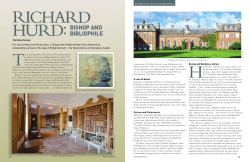 bishop and bibliophile - History West Midlands