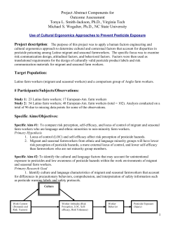 Outcome Assessment Report