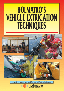 holmatro`s vehicle extrication techniques