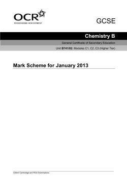 Unit 01 - Modules C1, C2, C3 - Higher tier