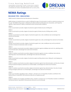 NEMA Ratings - Drexan Energy Systems