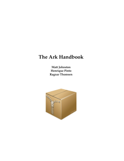 The Ark Handbook - KDE Documentation