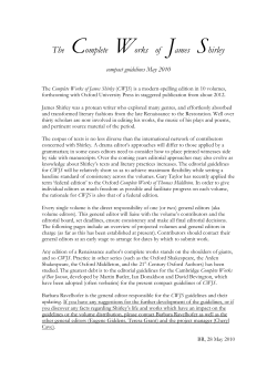 Compact Guidelines - Durham University Community