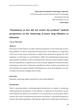 Punishment, in fact, did not resolve the problem