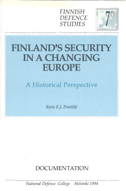 finland`s security in a changing europe