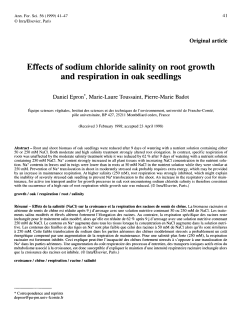 - Annals of Forest Science