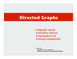 Directed Graphs - Cs.princeton.edu