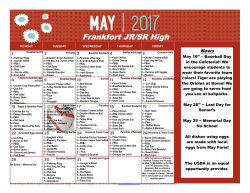 Lunch Menu - Frankfort