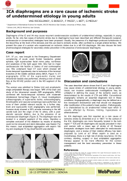 ICA diaphragms are a rare cause of ischemic stroke of