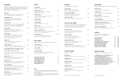 POT HEADS BURGERS SIDES TALK OF THE TOWN SHAKAS FUN