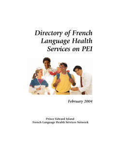 S:\Web Site\FRENCH LANGUAGE SERVICES\Directory of French