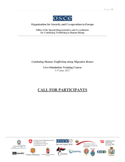 call for participants