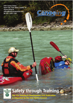 ICU Safe Paddling - Canoeing Ireland