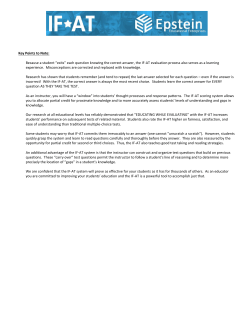 Key Points to Note: Because a student &ldquo;exits&rdquo; each question