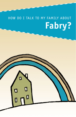 TALKING ABOUT FABRY