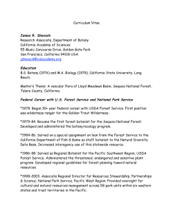 Curriculum Vitae - Jepson Herbarium