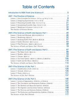 Table of Contents - Continental Press