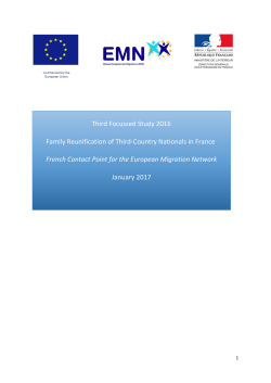 French National Report_Family Reunification