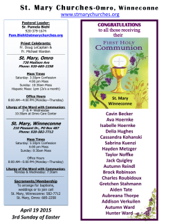 St. Mary Churches-Omro, Winneconne