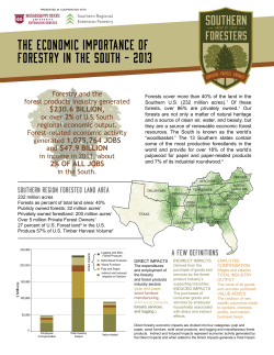 read more - "The Economic Importance of Forestry in the South