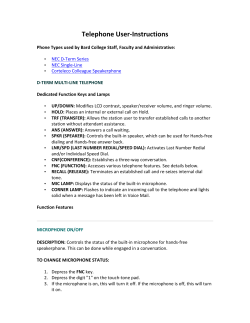 Telephone Users Guides