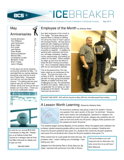 Current Issue - Bellingham Cold Storage