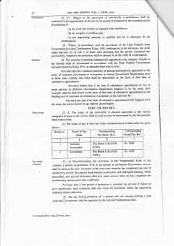 (t) S"bJ".t to the provisions of sub-rule(2), a probationer shall be