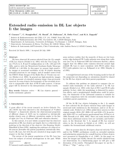 Extended radio emission in BL Lac objects