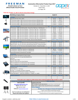 AAPEX Nov 2017-FAV EX 3D Order Form-NV