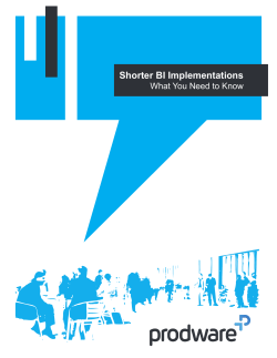 Shorter BI Implementations
