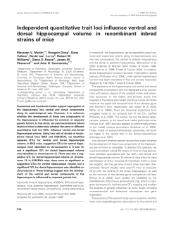 Independent quantitative trait loci influence ventral and dorsal