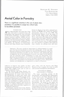 Aerial Color in Forestry