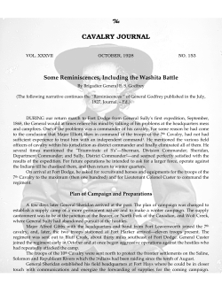 Some Reminiscenes, Including the Washita Battle