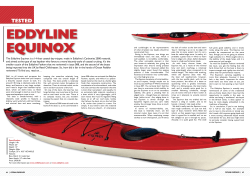 EDDylinE Equinox - Eddyline Kayaks