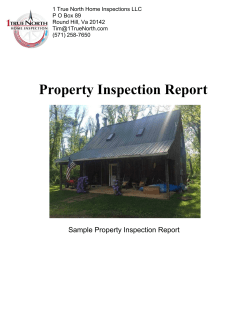 Sample Report - 1TrueNorth Home Inspections