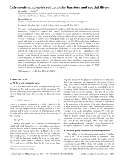 Infrasonic wind-noise reduction by barriers and spatial filters