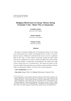 Supplement - Journal of Economic Integration