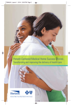 real-world success stories - Horizon Blue Cross Blue Shield