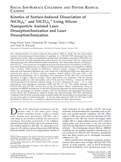 Kinetics of Surface-Induced Dissociation of N(CH3)4 and N(CD3)4