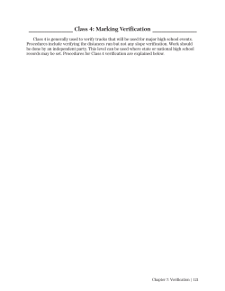 Class 4 - American Sports Builders Association