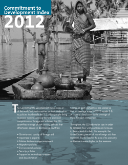 Commitment to Development Index