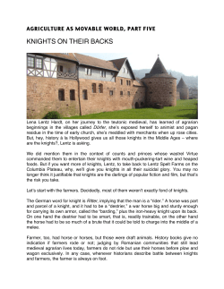 knights on their backs