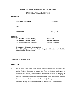 Criminal Appeal No. 1 of 2008