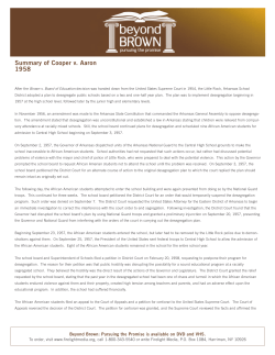 Summary of Cooper v. Aaron 1958