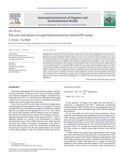 The uses and abuses of rapid bioluminescence-based