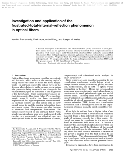 Investigation and application of the frustrated-total-internal