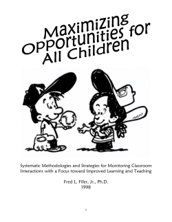 Systematic Methodologies and Strategies for Monitoring Classroom